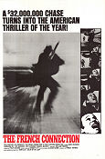 The French Connection 1971 poster Gene Hackman Fernando Rey Roy Scheider William Friedkin Broar Poliser