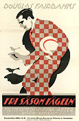 Fri såsom fågeln 1918 poster Douglas Fairbanks Marjorie Daw Allan Dwan