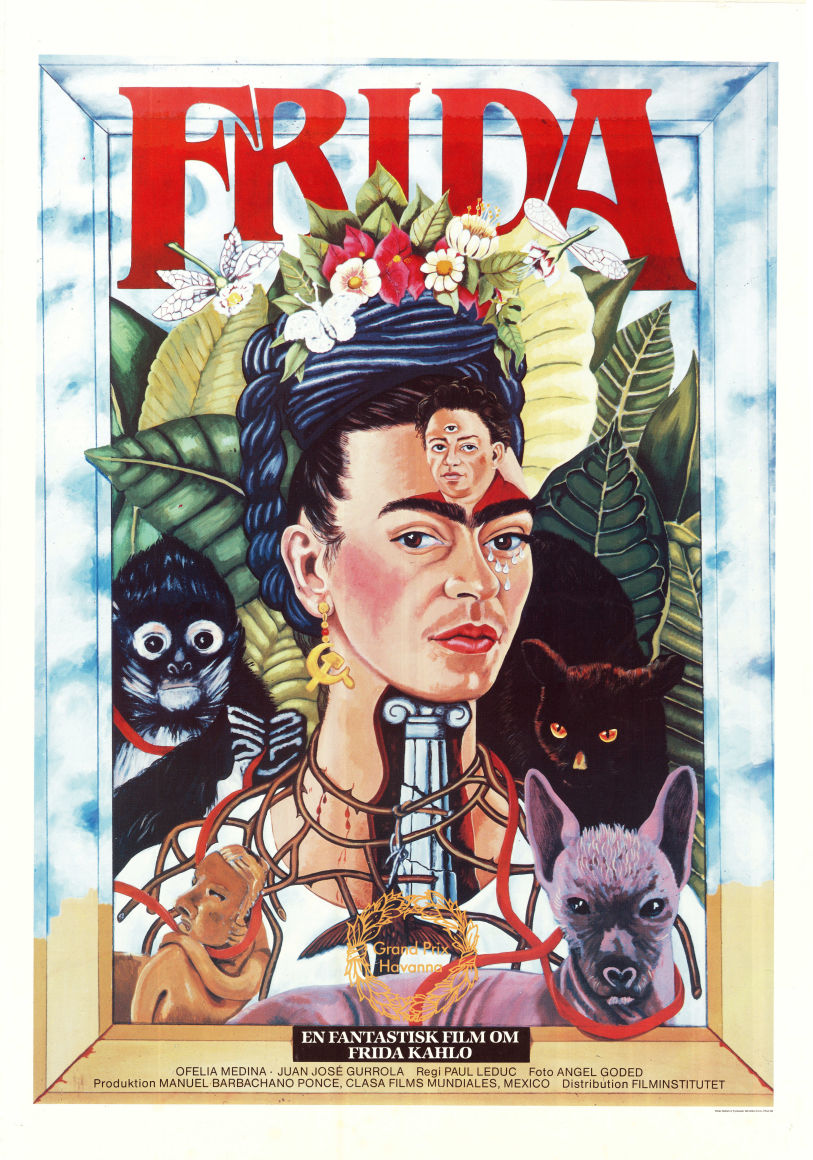 Frida 2002 poster Salma Hayek Alfred Molina Julie Taymor Hitta mer: Frida Kahlo Konstaffischer