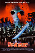 Friday the 13th part 8 1989 poster Jensen Daggett Kane Hodder Rob Hedden