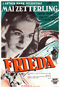 Frieda 1947 poster David Farrar Glynis Johns Mai Zetterling Basil Dearden Broar