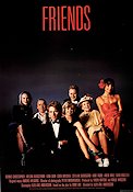 Friends 1988 poster Lena Olin Dennis Christopher Helena Bergström Stellan Skarsgård