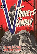 Frihetskämpar 1943 poster Errol Flynn Ann Sheridan Hitta mer: Nazi Norge