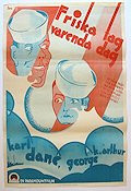 Friska tag varenda dag 1931 poster Karl Dane