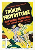 Fröken provryttare 1935 poster Joan Blondell Glenda Farrell