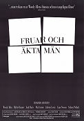 Fruar och äkta män 1992 poster Mia Farrow Sydney Pollack Woody Allen