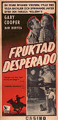 Fruktad desperado 1945 poster Gary Cooper Stuart Heisler