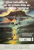Fruktans ö 1981 poster Michael Caine Berg