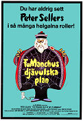 Fu Manchus djävulska plan 1980 poster Peter Sellers Piers Haggard