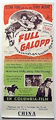 Full galopp 1949 poster Glenn Ford Terry Moore Hästar