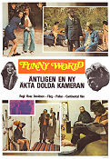 Funny World 1978 poster Itzik Albeck Boaz Davidson Uri Gross Tzvi Shissel Från TV Filmen från: Israel