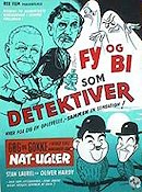 Fy og Bi som Detektiver 1940 poster Fyrtornet och Släpvagnen Laurel and Hardy Danmark