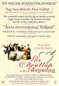 Fyra bröllop och en begravning 1993 poster Hugh Grant Andie MacDowell James Fleet Mike Newell Romantik
