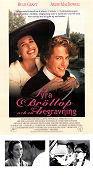 Fyra bröllop och en begravning 1993 poster Hugh Grant Andie MacDowell James Fleet Mike Newell Romantik