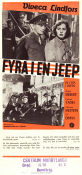 Fyra i en jeep 1951 poster Viveca Lindfors Ralph Meeker Yossi Yadin Leopold Lindtberg Krig
