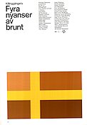 Fyra nyanser av brunt 2004 poster Robert Gustafsson Maria Kulle Karl Linnertorp Killinggänget Tomas Alfredson