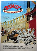 Gallernas hjälte 1987 poster Asterix Animerat Från serier