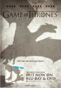 Game of Thrones 2014 poster Emilia Clarke Peter Dinklage Kit Harington David Benioff Från TV Dinosaurier och drakar