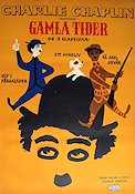 Gamla tider 1960 poster Charlie Chaplin