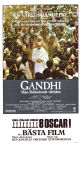 Gandhi 1982 poster Ben Kingsley John Gielgud Candice Bergen Trevor Howard Richard Attenborough Asien Politik