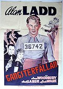 Gangsterfällan 1941 poster Alan Ladd Joan Woodbury