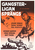 Gangsterligan sprängs 1958 poster Paul Meurisse Jeanne Moreau Gert Fröbe Gilles Grangier Vapen