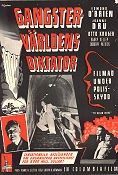 Gangstervärldens diktator 1950 poster Edmond O´Brien Joanne Dru Otto Kruger Joseph M Newman Film Noir