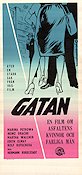 Gatan 1958 poster Martha Wallner Heinz Drache Marina Petrova Hermann Kugelstadt Damer