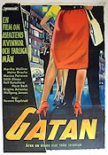 Gatan 1959 poster Martha Wallner Hermann Kugelstadt Damer