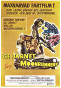 Ge järnet Moonrunners 1975 poster James Mitchum Kiel Martin Arthur Hunnicutt Gy Waldron Bilar och racing