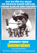 Generalen 1977 poster Gregory Peck Joseph Sargent