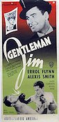 Gentleman Jim 1943 poster Errol Flynn Alexis Smith Boxning