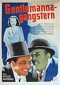 Gentlemannagangstern 1941 poster Allan Bohlin Weyler Hildebrand Annalisa Ericson Eric Rohman art