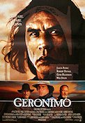 Geronimo 1993 poster Jason Patric Gene Hackman Matt Damon