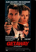 The Getaway 1994 poster Alec Baldwin Kim Basinger Michael Madsen Roger Donaldson