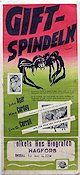 Giftspindeln 1956 poster Mara Corday John Agar