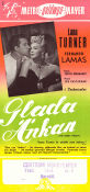 Glada änkan 1952 poster Lana Turner Fernando Lamas Una Merkel Curtis Bernhardt Musikaler