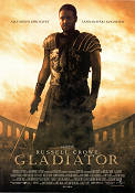 Gladiator 2000 poster Russell Crowe Joaquin Phoenix Connie Nielsen Ridley Scott Svärd och sandal