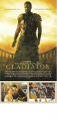 Gladiator 2000 poster Russell Crowe Joaquin Phoenix Connie Nielsen Ridley Scott Svärd och sandal