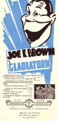 Gladiatorn 1938 poster Joe E Brown June Travis Man Mountain Dean Edward Sedgwick