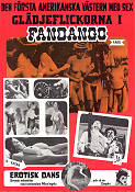 Glädjeflickorna i Fandango 1970 poster James Whitworth John Hayes