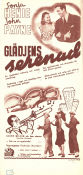 Glädjens serenad 1941 poster Sonja Henie John Payne Glenn Miller H Bruce Humberstone Jazz Musikaler