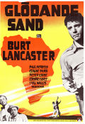 Glödande sand 1949 poster Burt Lancaster William Dieterle