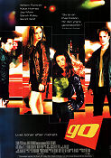 Go 1999 poster Sarah Polley Jay Mohr Scott Wolf Doug Liman