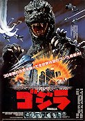 Godzilla 1954 poster Takashi Shimura Ishiro Honda Dinosaurier och drakar Asien Filmen från: Japan