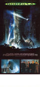 Godzilla 1998 poster Matthew Broderick Jean Reno Maria Pitillo Roland Emmerich Dinosaurier och drakar