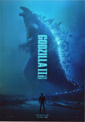 Godzilla II 2019 poster Kyle Chandler Vera Farmiga Millie Bobby Brown Michael Dougherty Dinosaurier och drakar