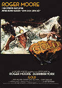 Gold 1974 poster Roger Moore Susannah York Ray Milland Peter R Hunt
