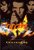 Goldeneye 1995 poster Pierce Brosnan Izabella Scorupco Sean Bean Martin Campbell