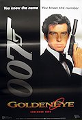 Goldeneye 1995 poster Pierce Brosnan Izabella Scorupco Sean Bean Martin Campbell